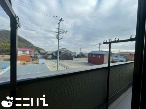 姫路市勝原区山戸、新築一戸建てのバルコニー画像です