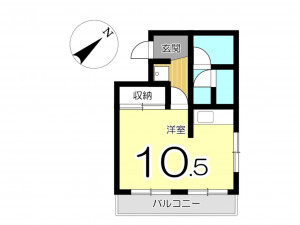 姫路市城北新町、収益/事業用物件/マンションの間取り画像です