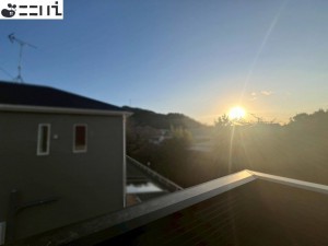 相生市那波野、新築一戸建てのバルコニー画像です