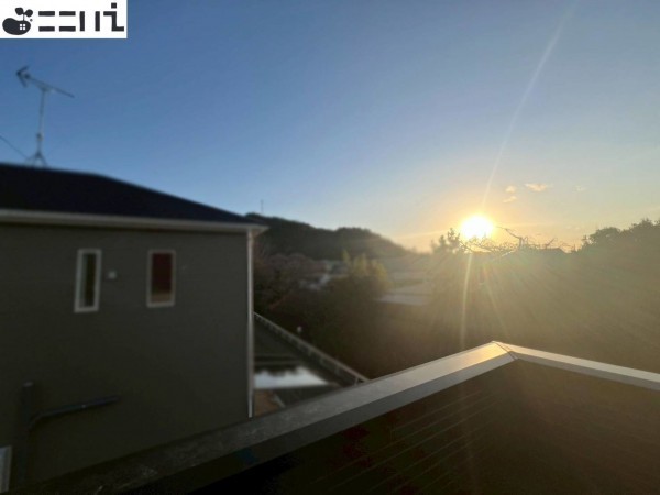 相生市那波野、新築一戸建てのバルコニー画像です