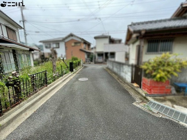 たつの市新宮町井野原、土地の前面道路を含む現地写真画像です