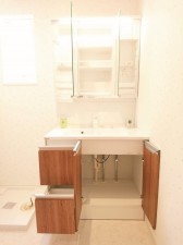 たつの市龍野町日飼、中古一戸建ての洗面画像です