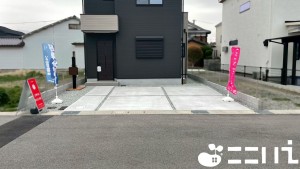 姫路市網干区高田、新築一戸建ての外観画像です