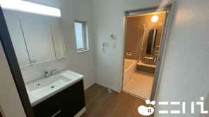 姫路市網干区高田、新築一戸建ての洗面画像です