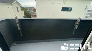 姫路市網干区高田、新築一戸建てのバルコニー画像です