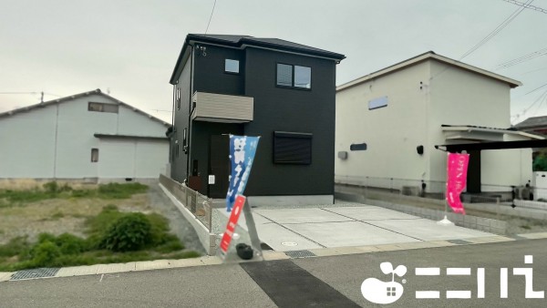 姫路市網干区高田、新築一戸建ての外観画像です