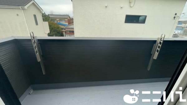 姫路市網干区高田、新築一戸建てのバルコニー画像です