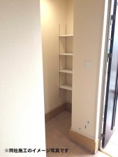 姫路市網干区坂出、新築一戸建ての収納画像です