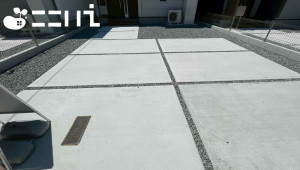 姫路市白浜町、新築一戸建ての駐車場画像です