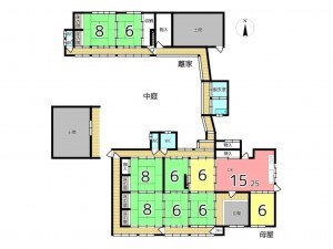 たつの市揖西町小犬丸、中古一戸建ての間取り画像です