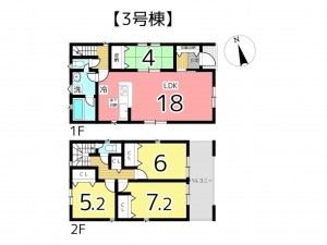 姫路市香寺町、新築一戸建ての間取り画像です