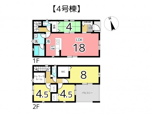 姫路市香寺町、新築一戸建ての間取り画像です