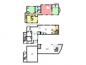 姫路市仁豊野、中古一戸建ての間取り画像です