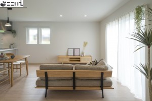 たつの市龍野町末政、新築一戸建ての居間画像です