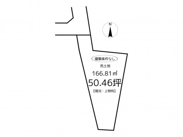 姫路市広畑区小坂、土地の間取り画像です