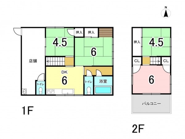 姫路市広畑区西夢前台、中古一戸建ての間取り画像です