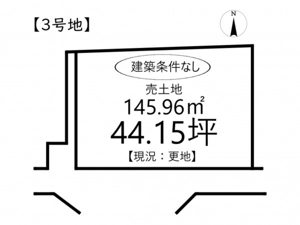 姫路市勝原区山戸、土地の間取り画像です