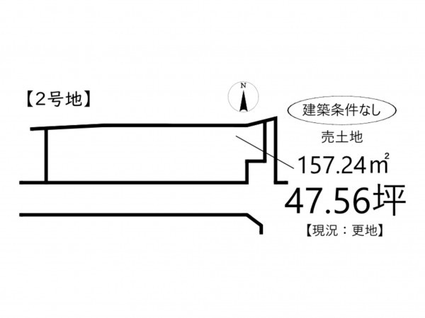 姫路市勝原区山戸、土地の間取り画像です