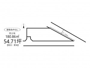 姫路市勝原区山戸、土地の間取り画像です
