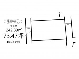 姫路市大津区北天満町、土地の間取り画像です
