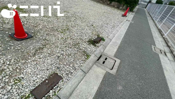 姫路市網干区新在家、土地の画像です