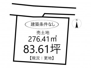 姫路市網干区興浜、土地の間取り画像です