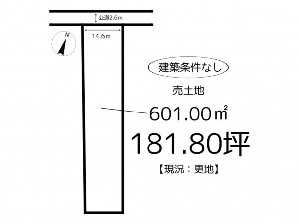 姫路市網干区興浜、土地の間取り画像です