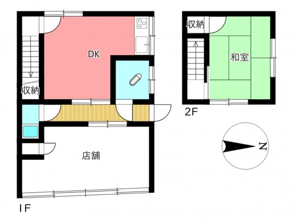 姫路市網干区坂出、中古一戸建ての間取り画像です