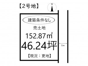 姫路市余部区上川原、土地の間取り画像です