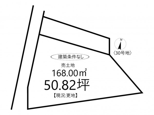 姫路市広畑区西蒲田、土地の間取り画像です