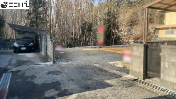 相生市那波野、土地の前面道路を含む現地写真画像です