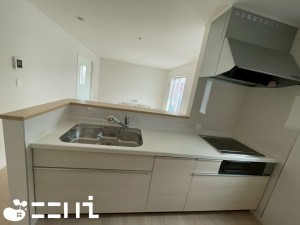 姫路市庄田、新築一戸建てのキッチン画像です