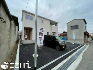 姫路市庄田、新築一戸建ての外観画像です