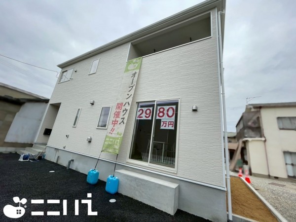 姫路市庄田、新築一戸建ての外観画像です