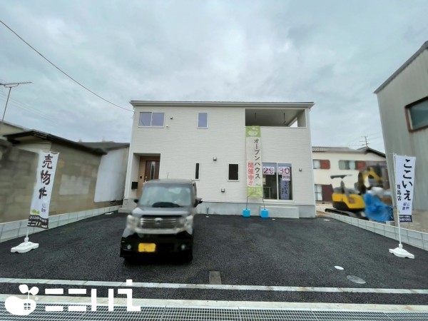 姫路市庄田、新築一戸建ての外観画像です