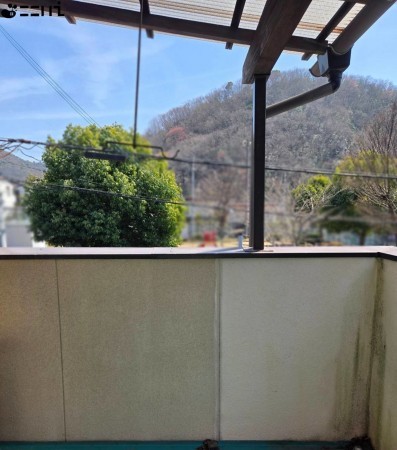 姫路市城見台、中古一戸建てのバルコニー画像です