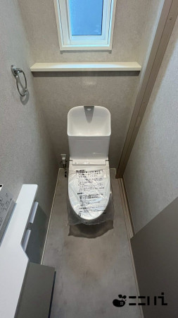 揖保郡太子町鵤、新築一戸建てのトイレ画像です