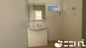 姫路市野里、新築一戸建ての洗面画像です