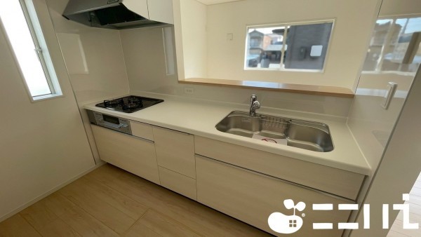 姫路市野里、新築一戸建てのキッチン画像です