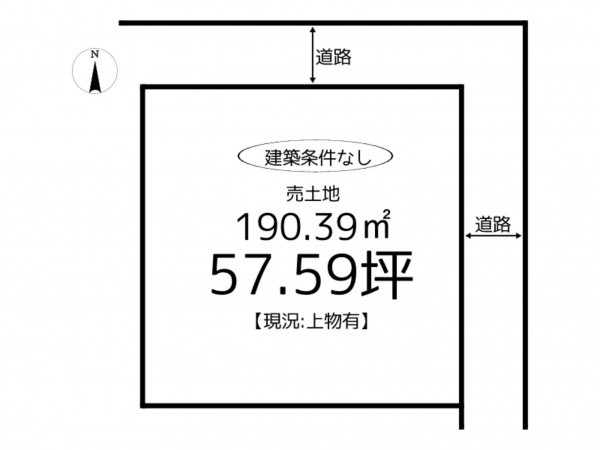 たつの市新宮町井野原、土地の間取り画像です