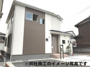 姫路市広畑区小松町、新築一戸建ての外観画像です