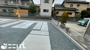 姫路市網干区垣内西町、新築一戸建ての駐車場画像です