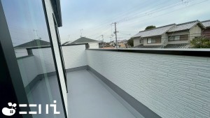 姫路市網干区垣内西町、新築一戸建てのバルコニー画像です