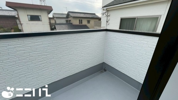 姫路市網干区垣内西町、新築一戸建てのバルコニー画像です