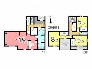 揖保郡太子町立岡、新築一戸建ての間取り画像です