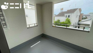 姫路市伊伝居、新築一戸建てのバルコニー画像です