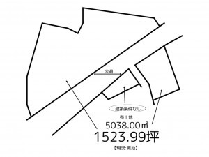 たつの市誉田町長真、土地の間取り画像です