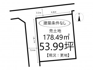 姫路市余部区上余部、土地の間取り画像です