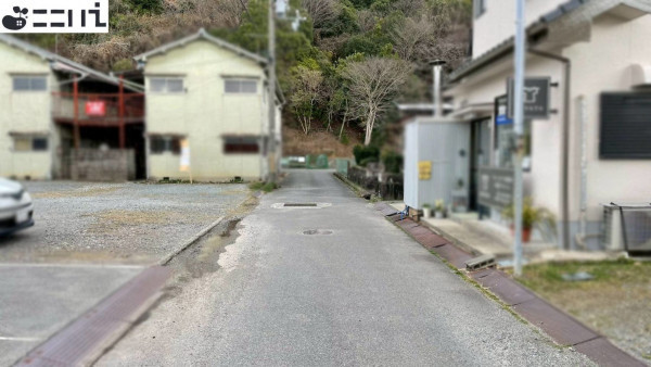 揖保郡太子町老原、土地の前面道路を含む現地写真画像です