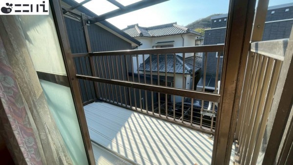 揖保郡太子町東出、中古一戸建てのバルコニー画像です